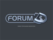 Tablet Screenshot of forum3d.pl